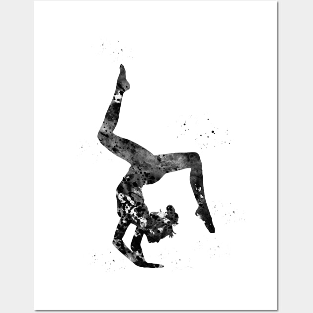 Gymnastics girl Wall Art by erzebeth